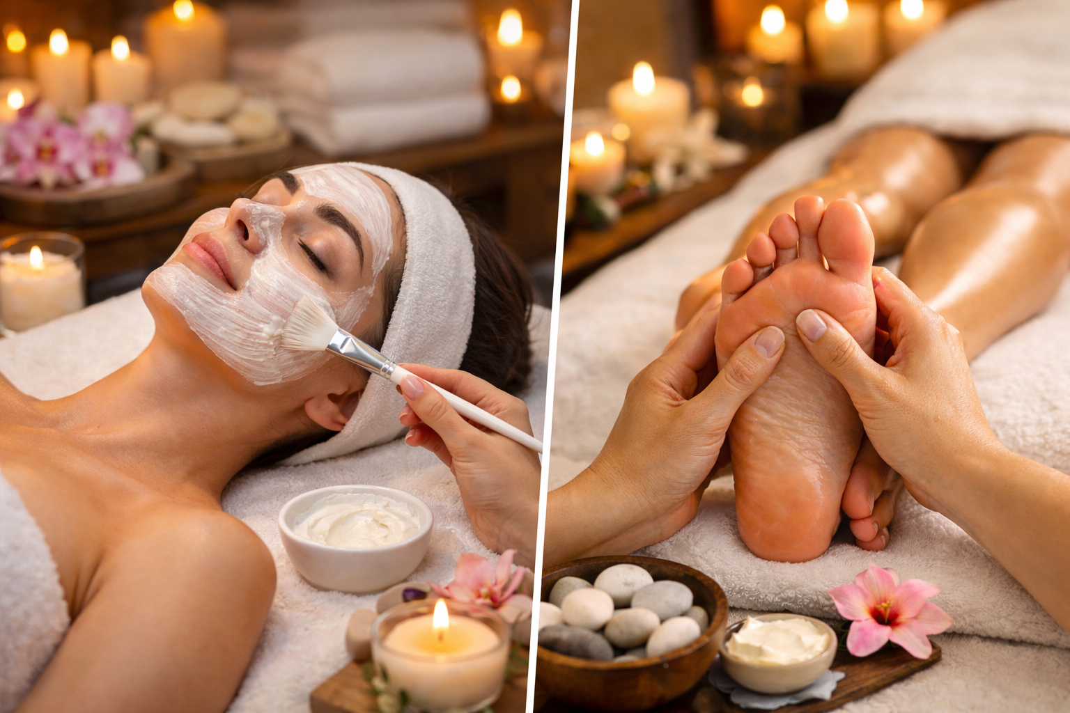 Gezichtsbehandeling & Voetreflexologie